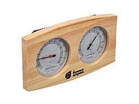 Термометр с гигрометром Банная станция 24.5х13.5х3 см для бани и сауны БАННЫЕ ШТУЧКИ 18024