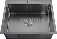 Кухонная мойка GranFest Metal нержавеющая сталь AISI 304 PVD GF-6045 Графит (с сифоном)