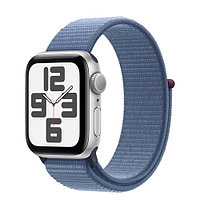 Apple Apple Watch SE 2 (2023) GPS 40mm Silver Aluminum Case with Winter Blue Sport Loop (MRE33)