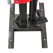 Стяжка пружин пневмогидравлическая напольная с навесным защитным каркасом и двумя комплектами получаш (макс., фото 2