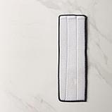 Насадка для швабры с отжимом Доляна, карманы с одной стороны, микрофибра, 34,5×11 см, фото 4