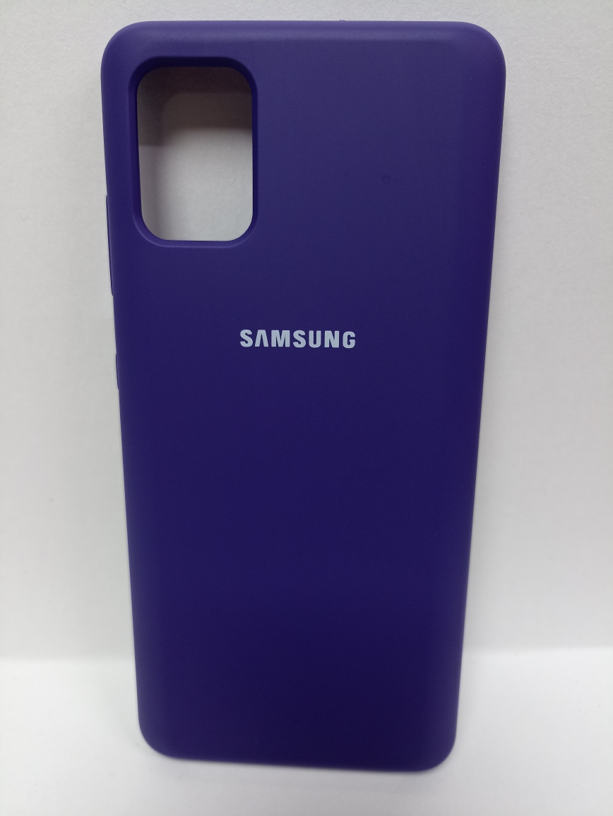 Чехол Samsung A51 soft touch фиолетовый - фото 1 - id-p221107176
