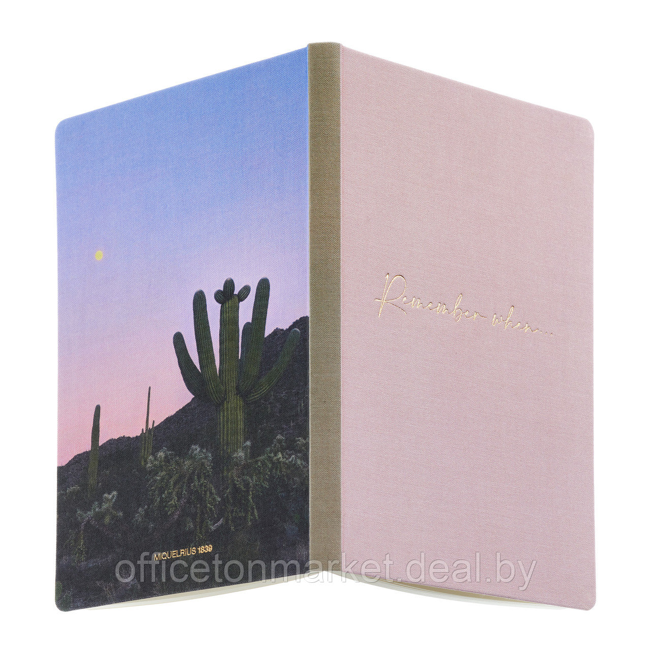 Блокнот Miquelrius "Remember Cactus", А5, 96 листов, нелинованный, розовый - фото 4 - id-p221102371
