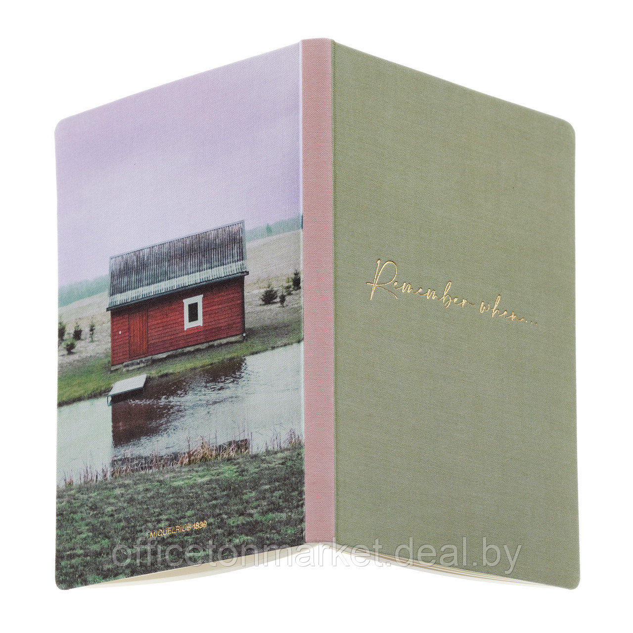 Блокнот Miquelrius "Remember Cottage", А5, 96 листов, нелинованный, зеленый - фото 4 - id-p221102372