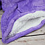 Двухсторонний плед - халат - толстовка с капюшоном Huggle Hoodie Сине-фиолетовый, фото 6