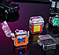 Электронная водонепроницаемая пьезо зажигалка - фонарик с USB зарядкой LIGHTER Синяя, фото 3