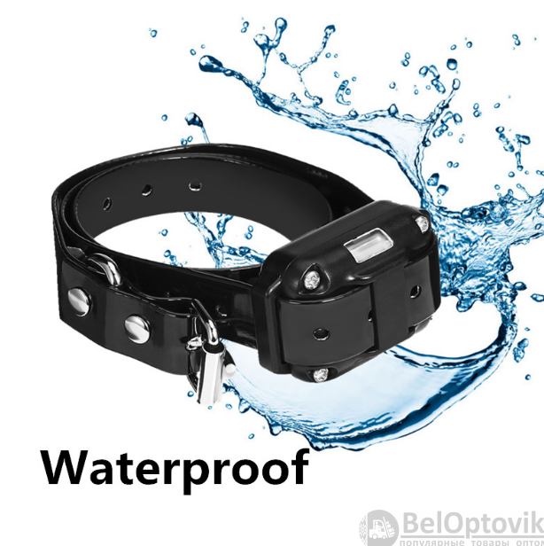 Электроошейник (до 67 см) 800м. для собак дрессировочный Rechargeable and Waterproof IP67 - фото 2 - id-p221135835