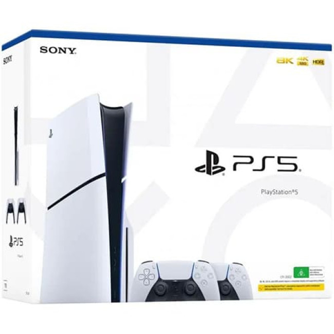 Игровая приставка Sony PlayStation 5 Slim (2 геймпада) - фото 1 - id-p221102324