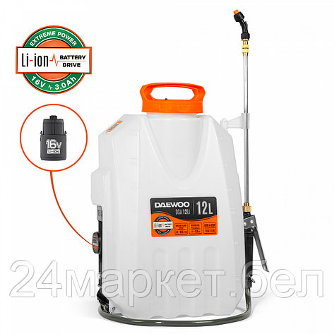 Аккумуляторный опрыскиватель Daewoo Power DSA 12Li Set, фото 2