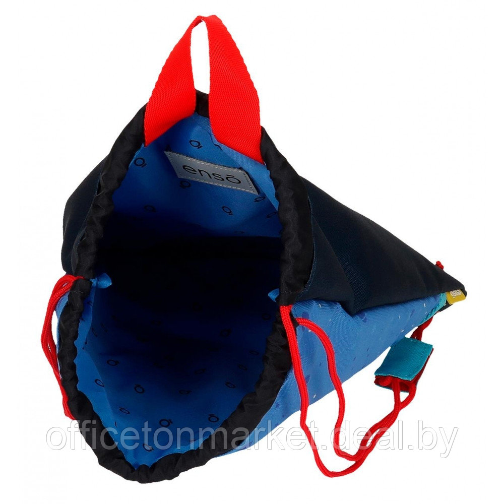 Мешок для обуви Enso "Outer space", 34x27 см, полиэстер, синий, черный - фото 2 - id-p218087551
