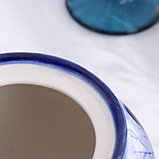 Чайник "Уют", снегири, маленький, 14 х 14 см, гжель, фото 6