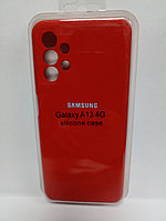 Чехол Samsung A13 Silicon Case красный