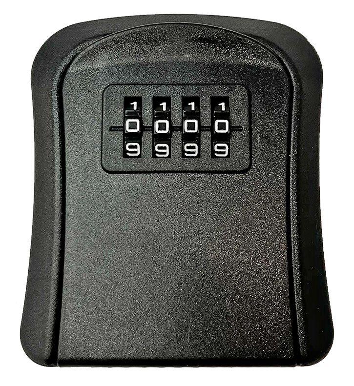Мини сейф для ключей - ключница настенная - ящик с кодовым замком CH-886, пластиковый, черный 557238 - фото 2 - id-p211314368