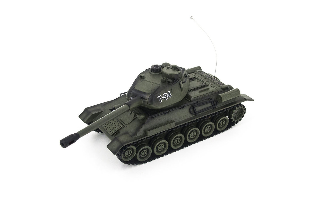Радиоуправляемый танк Т-34 1:28 для танкового боя ZEGAN - фото 1 - id-p221150055