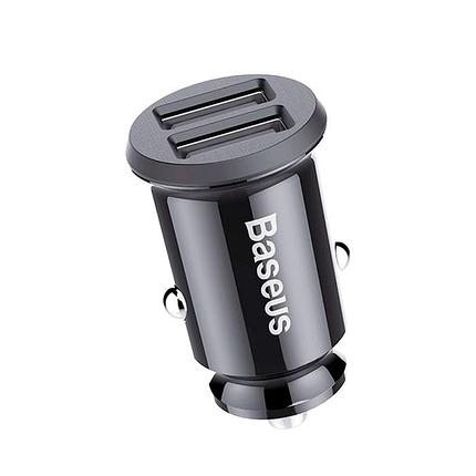 Автомобильное зарядное устройство Baseus Grain Dual-USB Car Charger / CCALL-ML01, фото 2