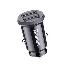 Автомобильное зарядное устройство Baseus Grain Dual-USB Car Charger / CCALL-ML01