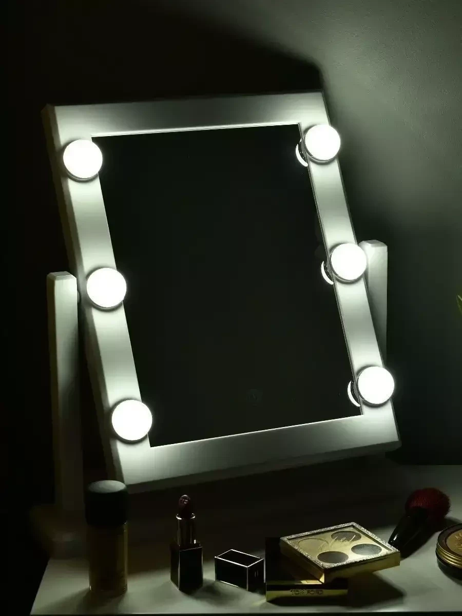 Зеркало настольное с подсветкой для макияжа гримерное - фото 10 - id-p221150182