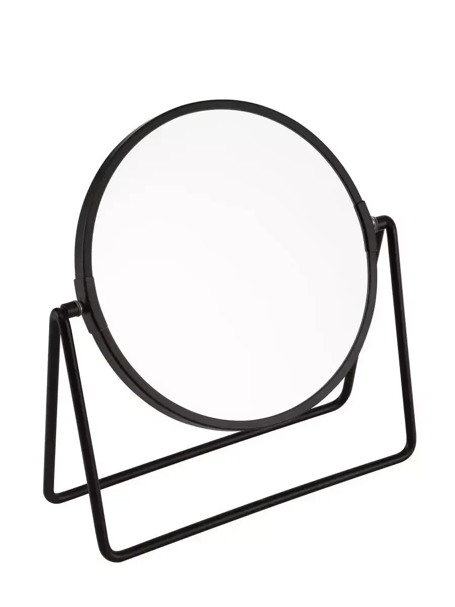 Зеркало настольное косметическое металлическое для макияжа - фото 10 - id-p221150183