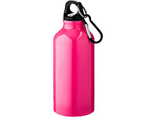 Бутылка Oregon с карабином 400мл, неоновый розовый, фото 2