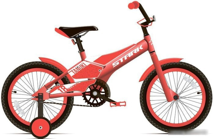 Детский велосипед Stark Tanuki 14 Boy 2020 (красный/белый) - фото 1 - id-p221150416