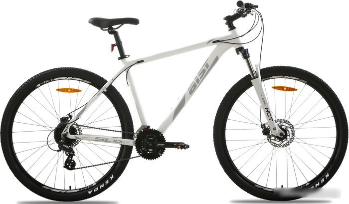 Велосипед AIST Slide 1.0 29 р.17.5 2023 (белый/серый) - фото 1 - id-p221151449