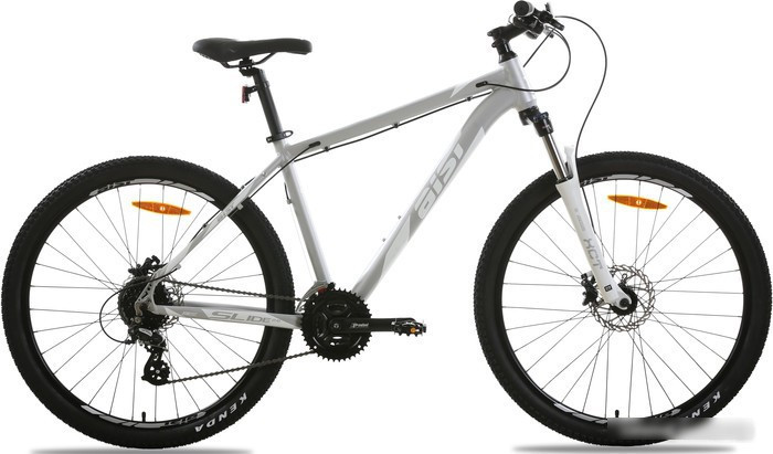 Велосипед AIST Slide 2.0 27.5 р.16 2023 (серый/белый) - фото 1 - id-p221151455