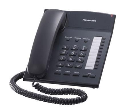 Телефон проводной Panasonic KX-TS2382RUB черный - фото 1 - id-p221154276