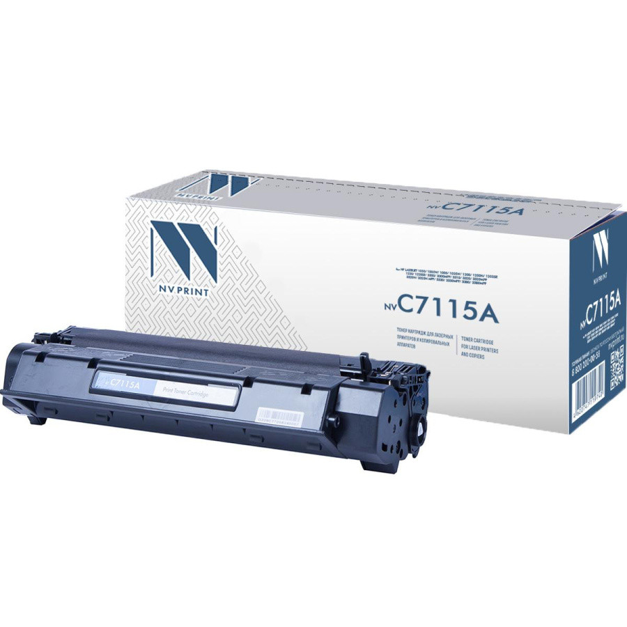Тонер-картридж NVP NV-C7115A для HP LaserJet 1000/ 1000W/ 1005/ 1005W/ 1200/ 1200N/ 1200SE/ 1220/ 1220SE/ - фото 1 - id-p221154406