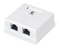 Компьютерная розетка RJ-45 Cabeus WS-8P8C-Cat.5e-SH-2