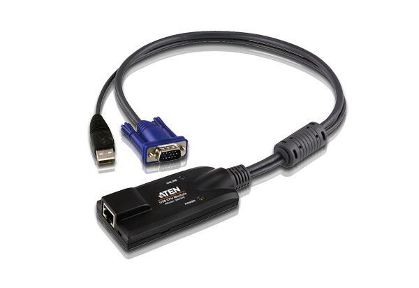 Модуль удлинителя, SVGA+KBD+MOUSE USB, 40 метр., для подкл. комп. к перекл. макс.разреш. 1600х1200, - фото 1 - id-p221154440