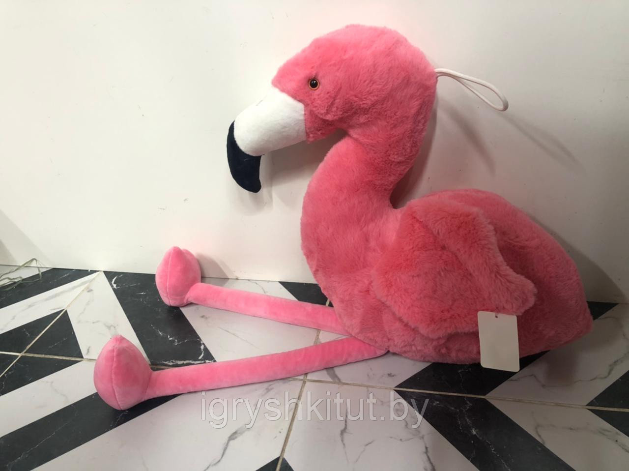 Мягкая игрушка Фламинго, 28-30 см - фото 2 - id-p221154671