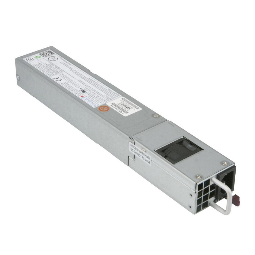 Supermicro PWS-706P-1R 1U 700/750W Single Output Power Supply Platinum level, 54.5mm width - фото 1 - id-p214522672