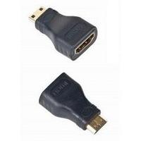 Gembird Переходник HDMI-miniHDMI 19F/19M, золотые разъемы, пакет [A-HDMI-FC]