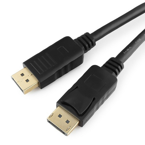 Кабель DisplayPort Cablexpert CC-DP2-5M, v1.2, 5м, 20M/20M, черный, экран, пакет (CC-DP2-5M) - фото 1 - id-p221153726