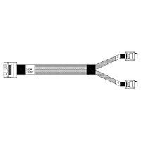 Кабель Broadcom Cable, U.2 Enabler, HD (SFF8643) -to- OCuLink (SFF8612), 1m, Used with Supermicro & Intel