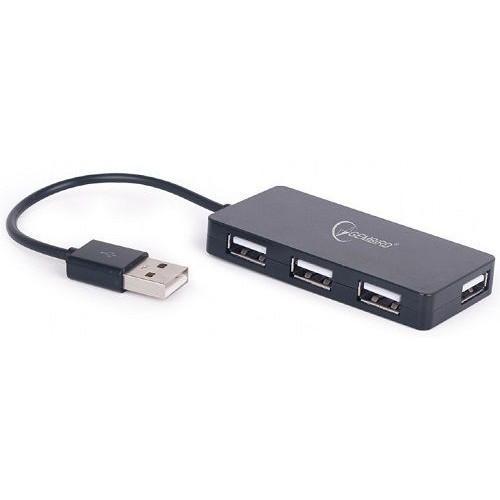 Концентратор USB 2.0 Gembird UHB-U2P4-03, 4 порта, блистер (UHB-U2P4-03) - фото 1 - id-p221153803