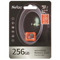 Накопитель Micro SD 256 Gb Netac P500 Extreme Pro microSDXC (NT02P500PRO-256G-S)