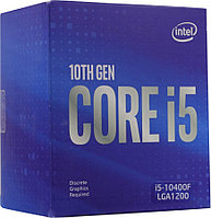 Процессор CPU Intel Core i5-10400F BOX 2.9 GHz/6core/12Mb/65W/8 GT/s LGA1200