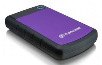 Жесткий диск Transcend USB 3.0 1Tb TS1TSJ25H3P StoreJet 25H3P (5400rpm) 2.5" фиолетовый - фото 1 - id-p221154604