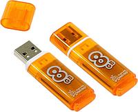 Накопитель SmartBuy Glossy SB8GBGS-Or USB2.0 Flash Drive 8Gb (RTL)