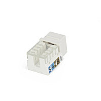 Hyperline KJ9-8P8C-C6-90-WH Вставка Keystone Jack RJ-45(8P8C), категория 6, белая