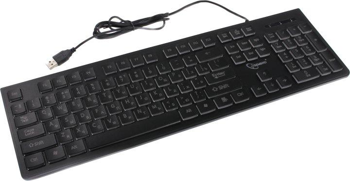 Клавиатура Gembird Gaming KB-250L USB 104КЛ подсветка клавиш - фото 1 - id-p221154102