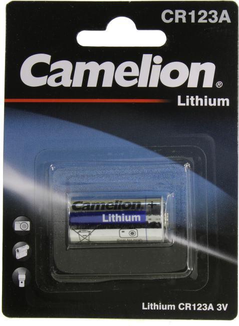 Батарея питания Camelion CR123A-BP1 3V Lithium - фото 1 - id-p221154169