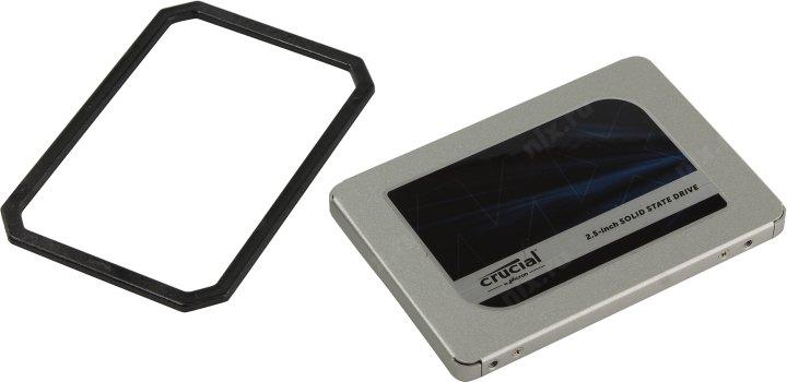 Накопитель SSD 250 Gb SATA 6Gb/s Crucial MX500 CT250MX500SSD1 2.5" 3D TLC - фото 1 - id-p221154234