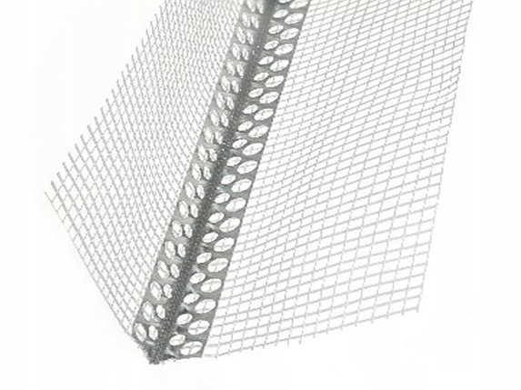 Угол штукатурный алюминиевый с сеткой 19х0,22х2,5м (50шт/уп) (S), фото 2