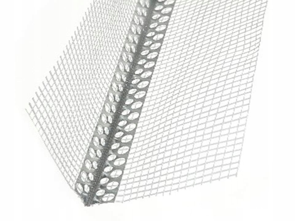 Угол штукатурный алюминиевый с сеткой 19х0,22х2,5м (50шт/уп) (S) - фото 1 - id-p221158219