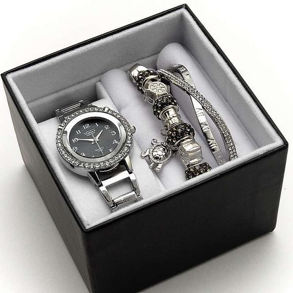 Подарочный набор. Женские часы и браслет VIAMAX 309G - фото 2 - id-p221158136