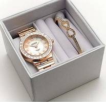 Подарочный набор. Женские часы и браслет VIAMAX 309G