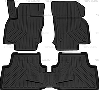 Коврики Rezkon резиновые для салона Volkswagen Jetta VII 2020-2023 Ser.S. Артикул 1035010300