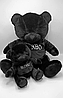 Мягкая игрушка Плюшевый мишка BLCKBO 40см, черный в худи с капюшоном, фото 4